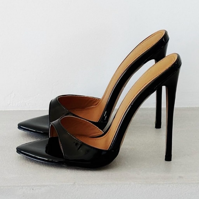 Cover Up Kaftan - Sexy Pointed Toe High Heel Mules