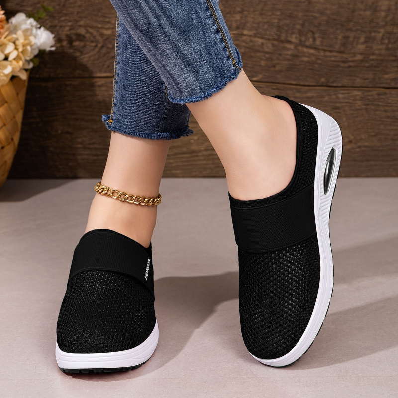 Women Hollow Mesh Mules Slip O - Wedge Espadrille Women 리뷰 및 가격