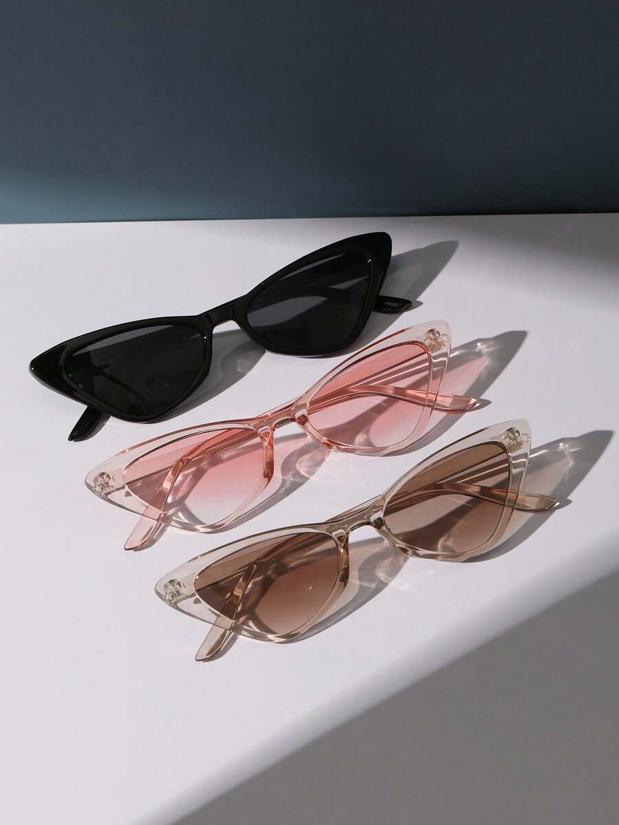 3 Pcs Retro Cat Eye Small Fram - Sunglasses Cat Eye 리뷰 및 가격