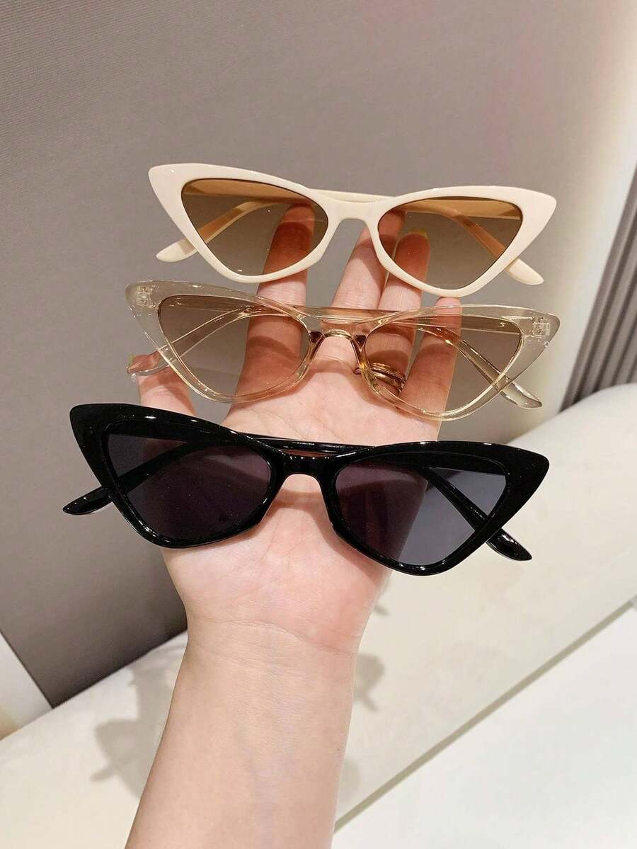 3 Pcs Retro Cat Eye Small Fram - Sunglasses Cat Eye 리뷰 및 가격