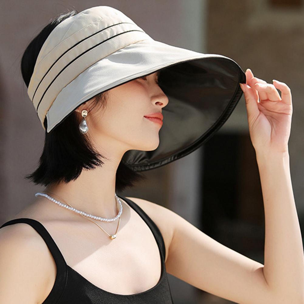 Women Sun Hat with Ponytail Ho - Hat Floppy Wide 리뷰 및 가격