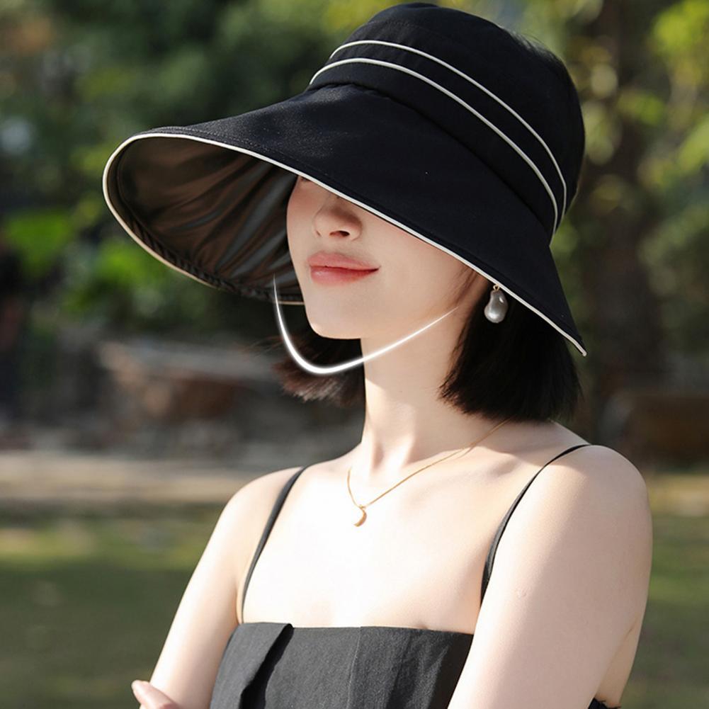 Women Sun Hat with Ponytail Ho - Hat Floppy Wide 리뷰 및 가격