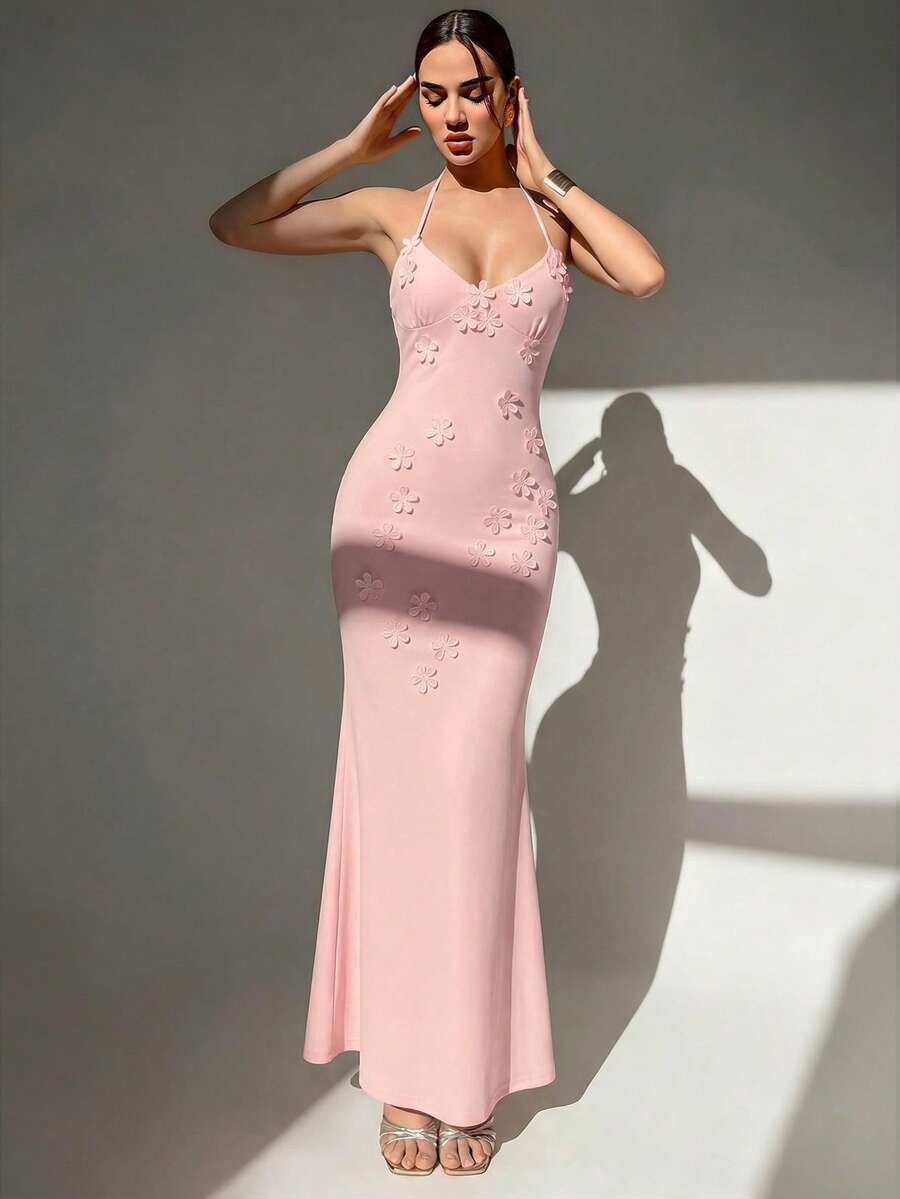 Womens Sexy Y2K Micro Cup Fron - Maxi Dress Halter 리뷰 및 가격