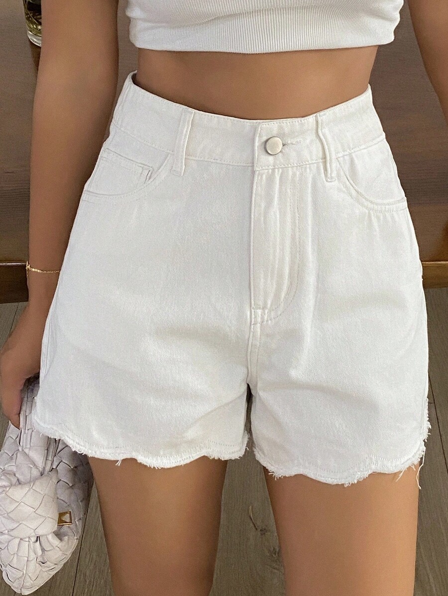 Women Loose Casual Denim Short - Shorts Denim Frayed 리뷰 및 가격