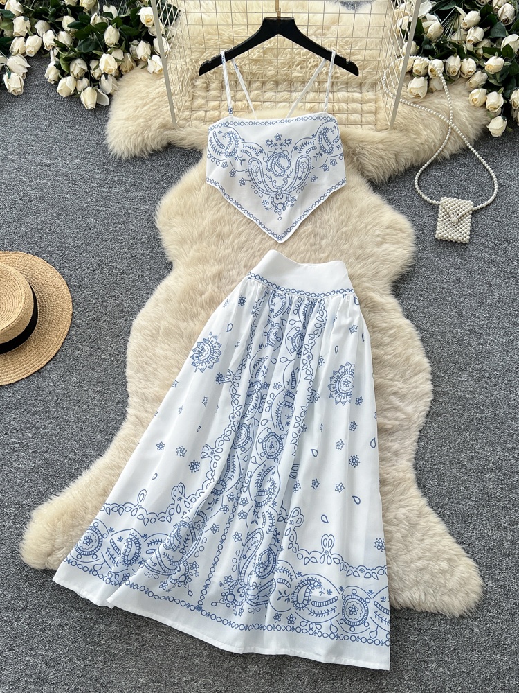 Summer Floral Embroidery Two-P - Romper Floral Print 리뷰 및 가격