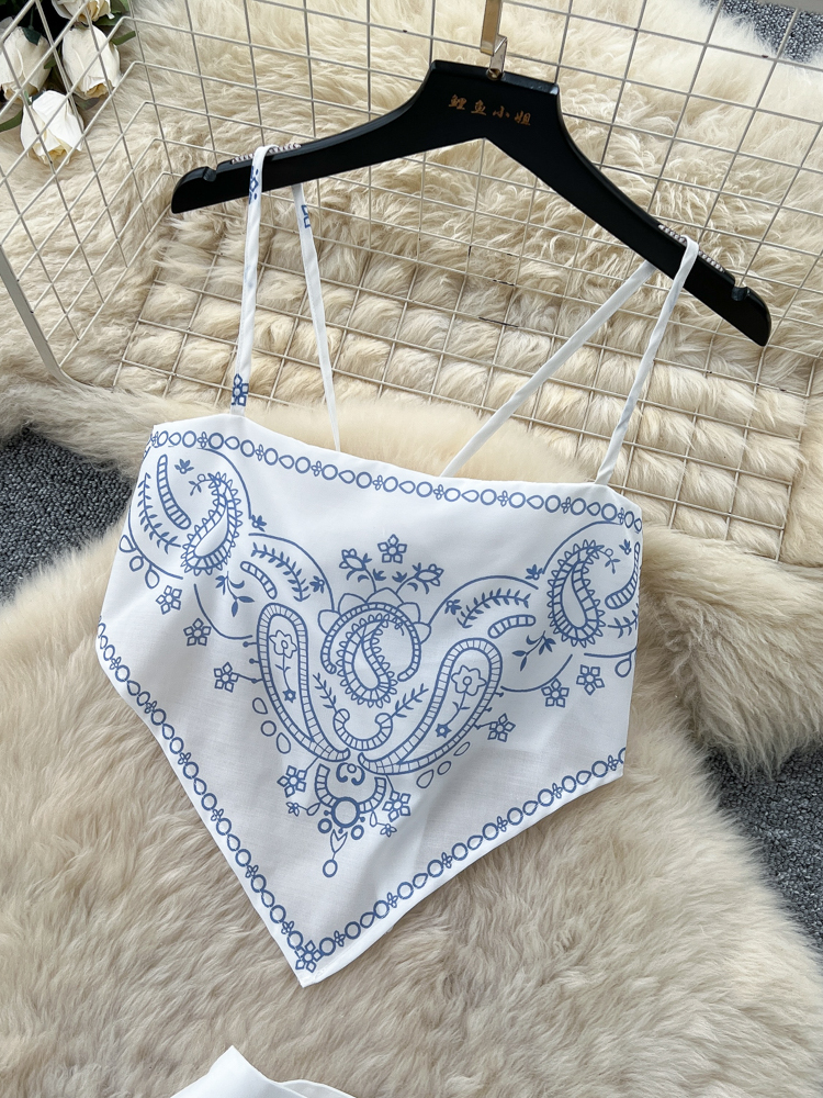 Summer Floral Embroidery Two-P - Romper Floral Print 리뷰 및 가격