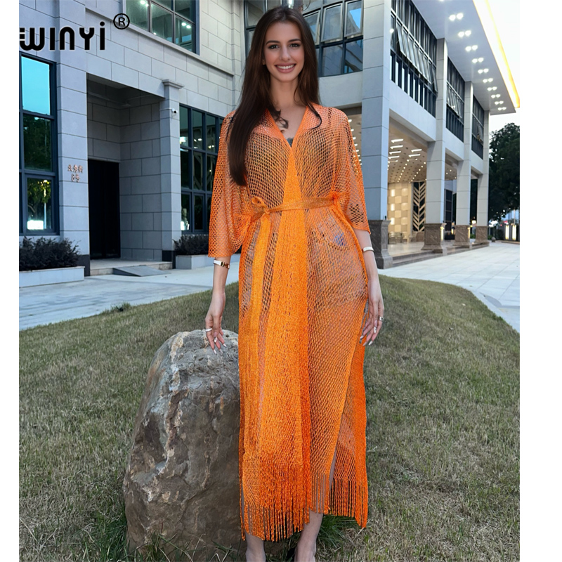 WINYI hollow beach kimono sexy - Cover Up Kaftan 리뷰 및 가격