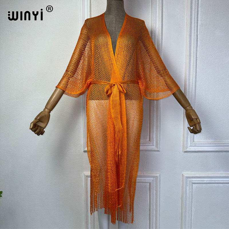 WINYI hollow beach kimono sexy - Cover Up Kaftan 리뷰 및 가격