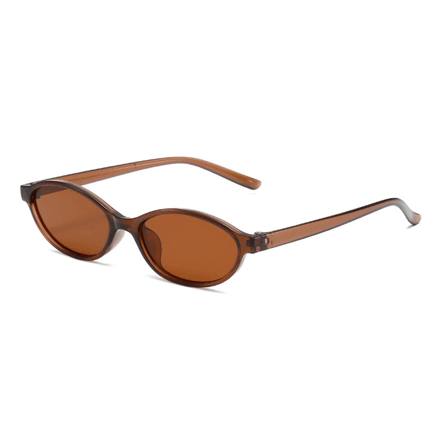 Fashion Oval Simple Literary S - Sunglasses Cat Eye 리뷰 및 가격
