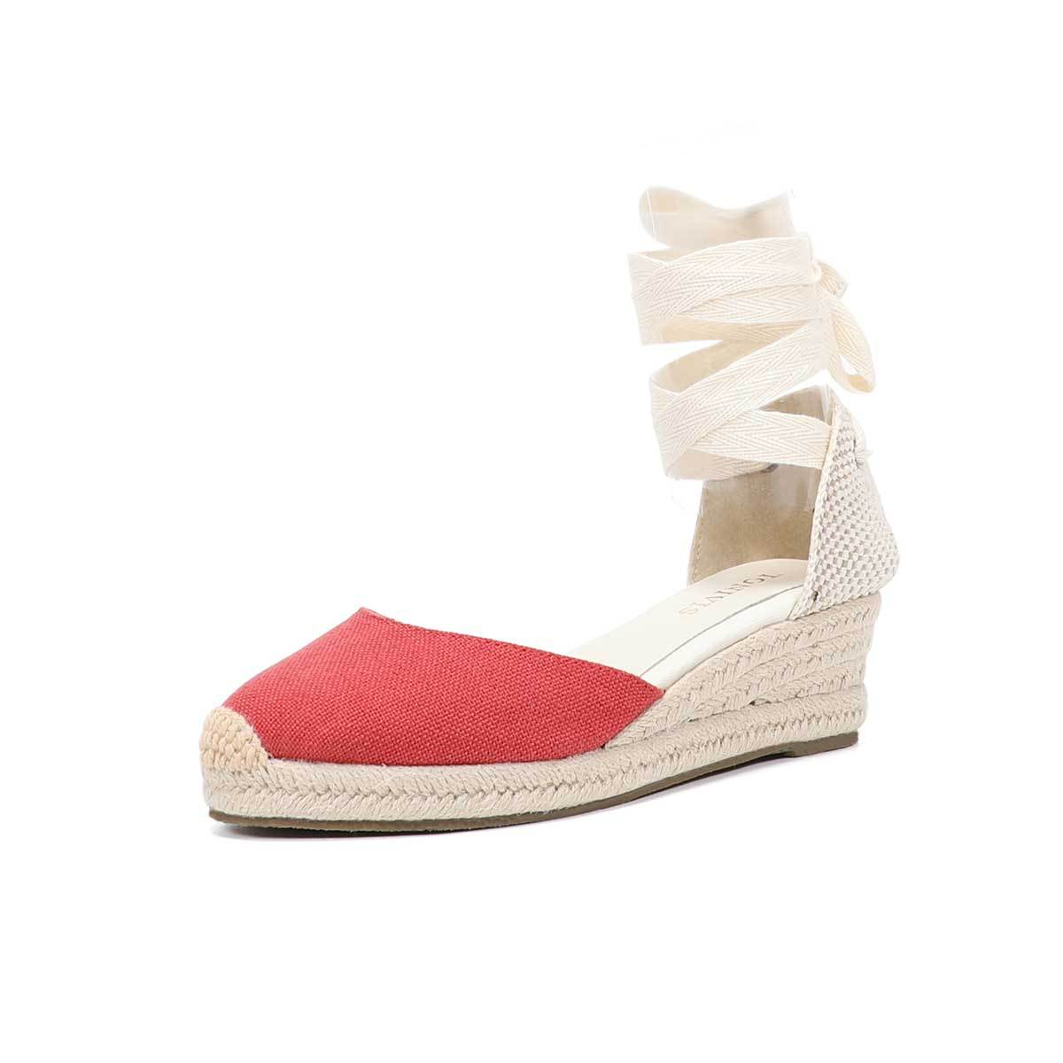 Women Wedge Espadrilles Lace U - Wedge Espadrille Women 리뷰 및 가격