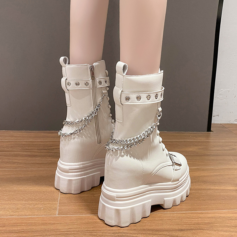 Autumn Thick Heel Ankle Boots  - Wedge Espadrille Women 리뷰 및 가격