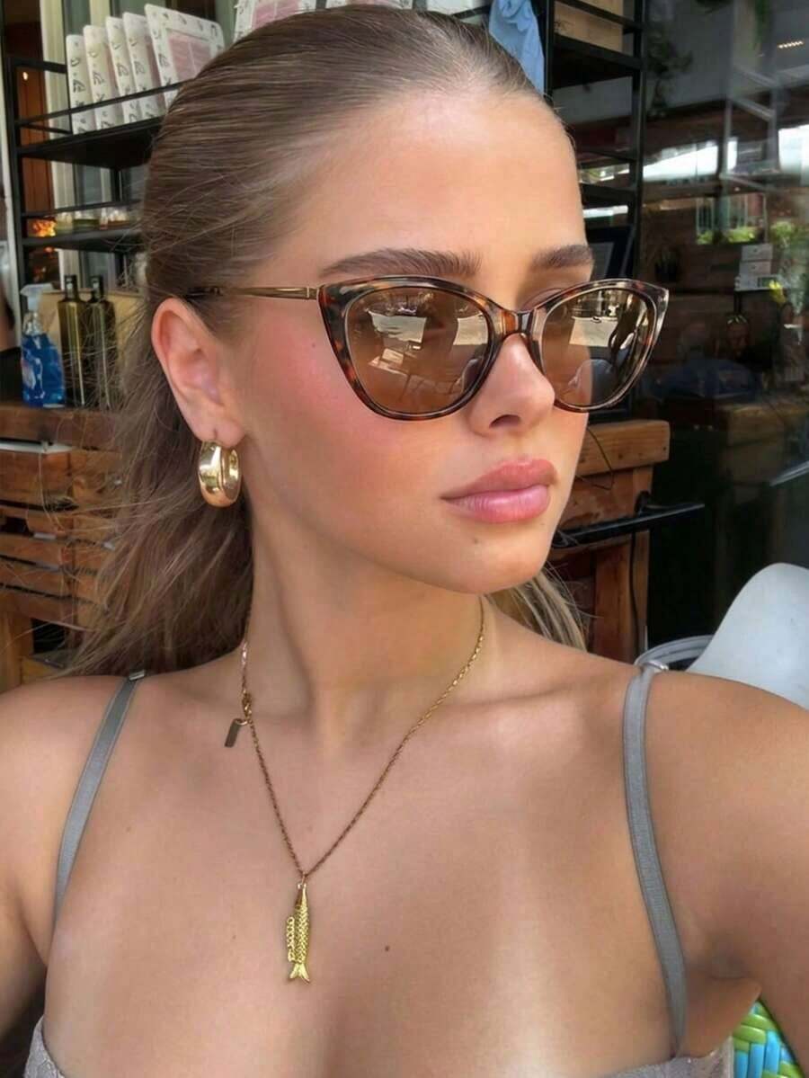 Womens Cat Eye PC Frame Metal  - Sunglasses Cat Eye 리뷰 및 가격
