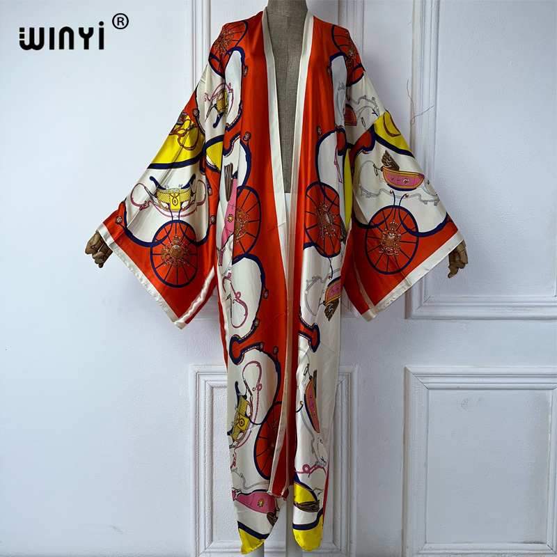 WINYI boho print Kimono Summer - Cover Up Kaftan 리뷰 및 가격