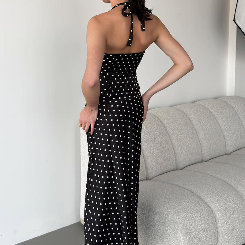 Two Piece Set Polka Dot Skirts - Crop Top Crochet 리뷰 및 가격