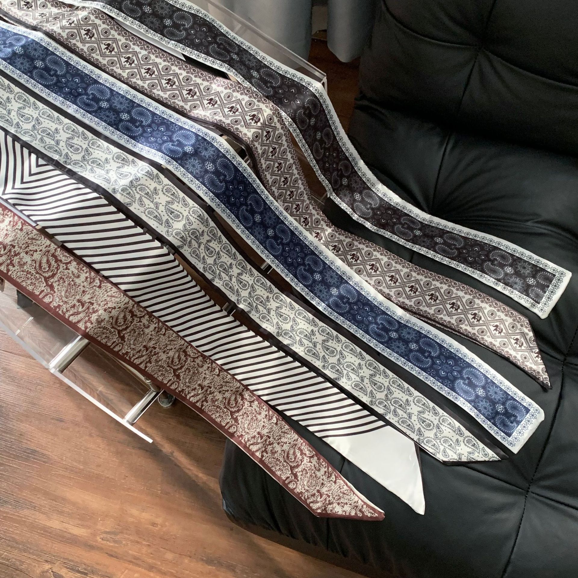 Floral Scarf, Long Strip, New  - Headband Summer Knit 리뷰 및 가격