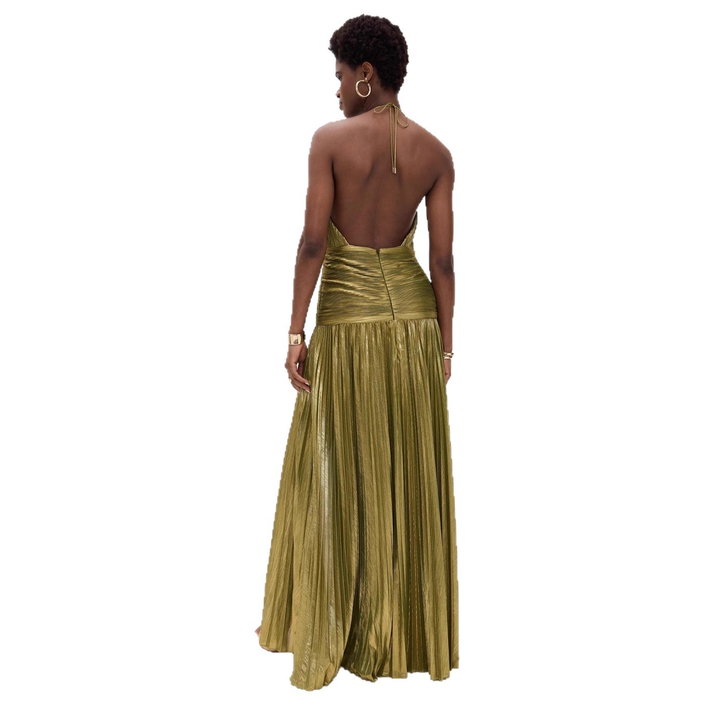 Elegant Party Dress Sleeveless - Maxi Dress Halter 리뷰 및 가격