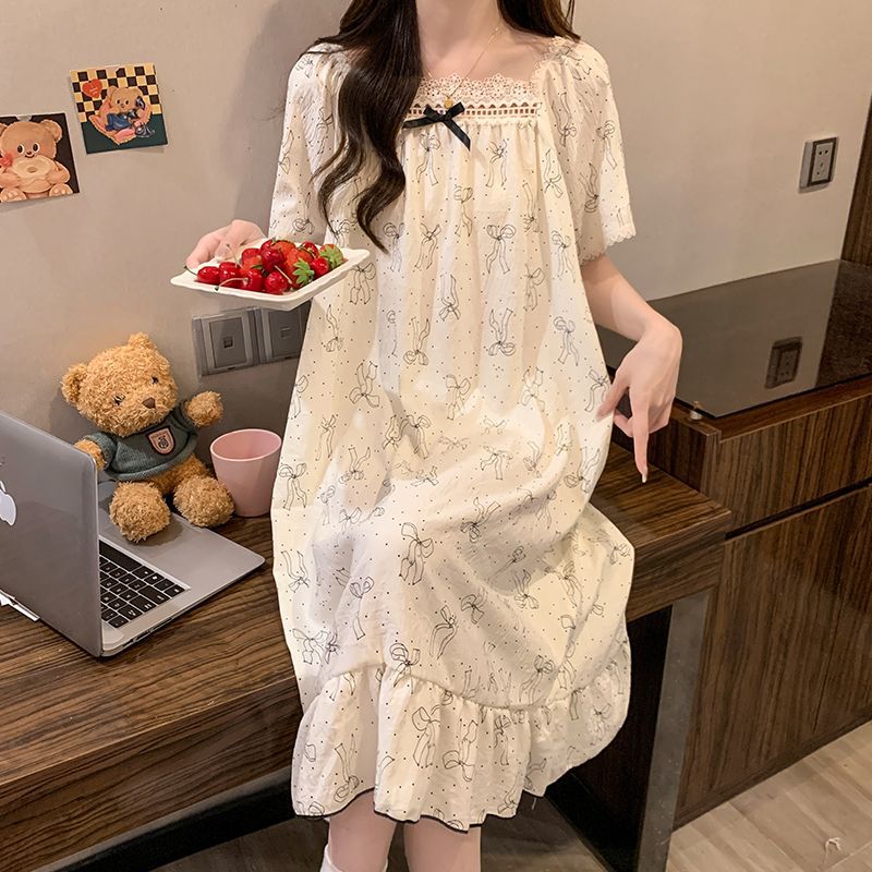 Plus Size Princess Style NIght - Romper Floral Print 리뷰 및 가격