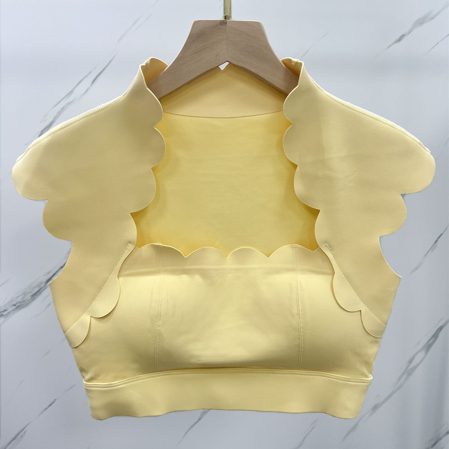 Pad Wavy Women Sports Vest Yog - Crop Top Crochet 리뷰 및 가격